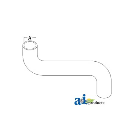 A & I Products Hose, Top Radiator 10" x5" x2" A-CTJ2033